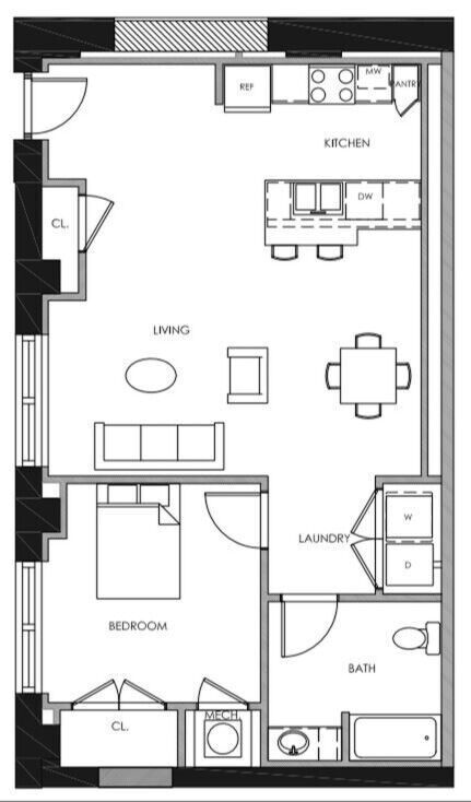 Floorplan - Sands Senior Apartments