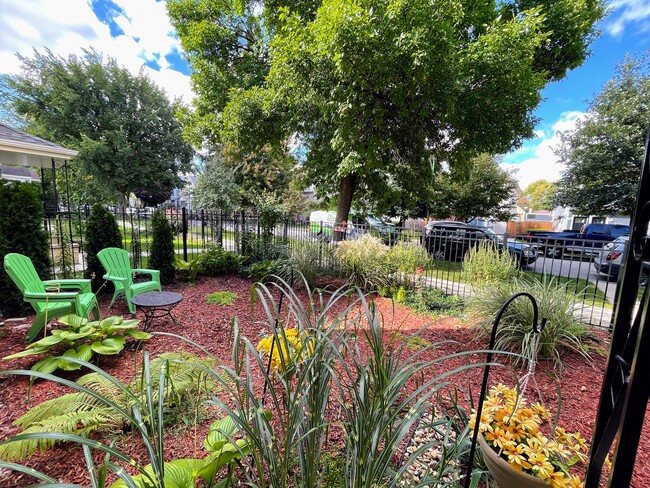 Front yard sitting area - 5009 W Gunnison St