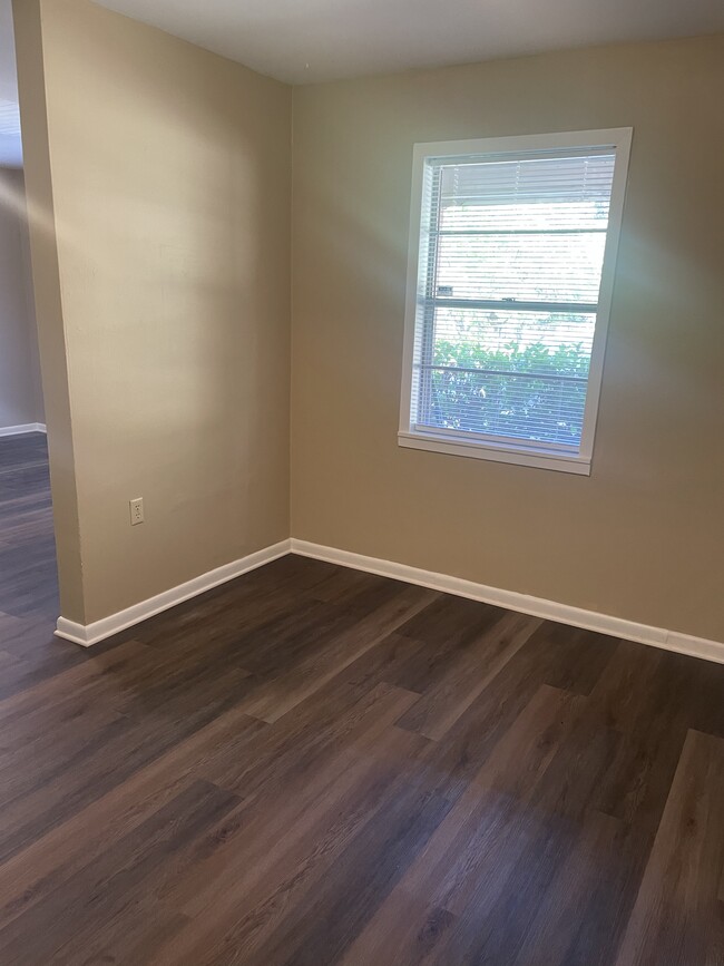 Kitchen window, open floor plan into living room - 213 Mitchell St