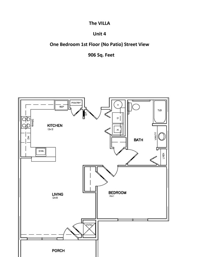 Floorplan - Scotia Manor Luxury Apartments