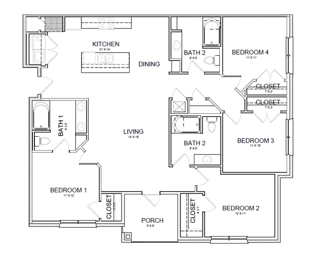 Floorplan - Reserve at Howell Place