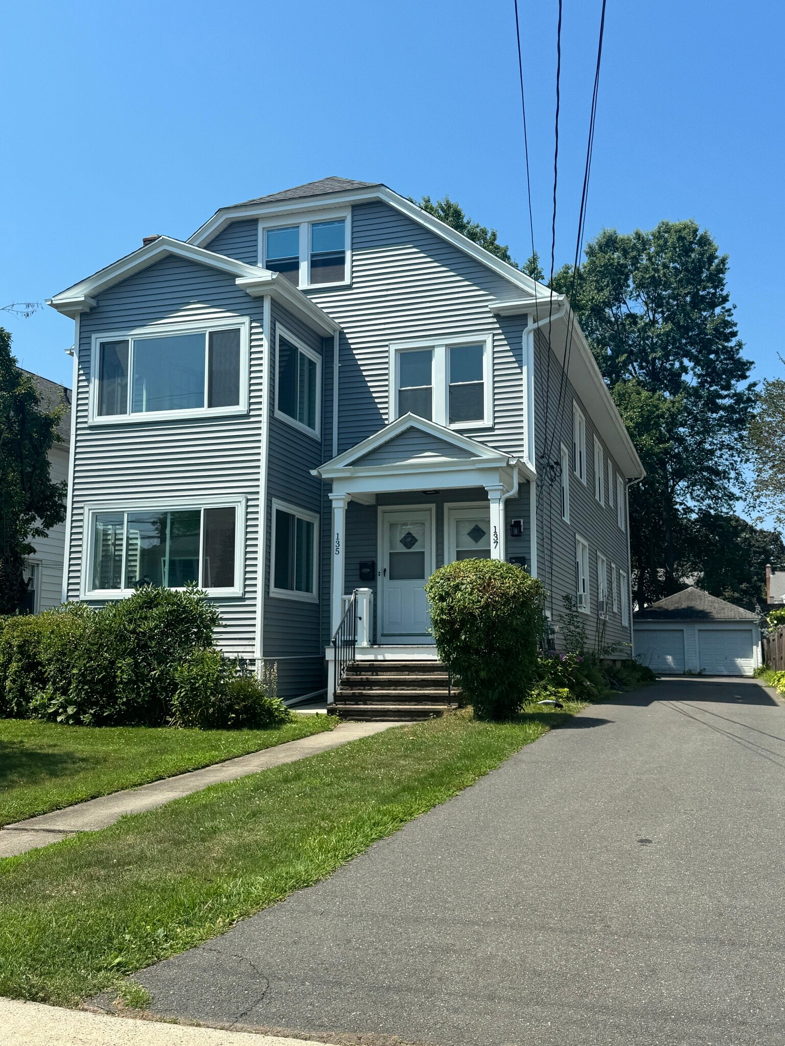Front view of the house - 135 Dover Rd