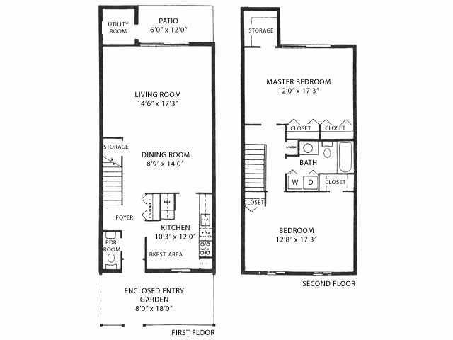 2BR/1.5BA - The Lakes