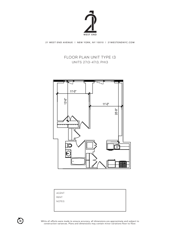 Floorplan - 21 West End Ave