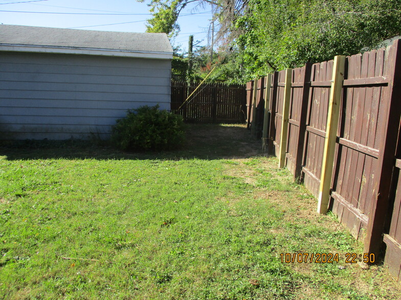 Back yard and garage - 3733 N 73rd St