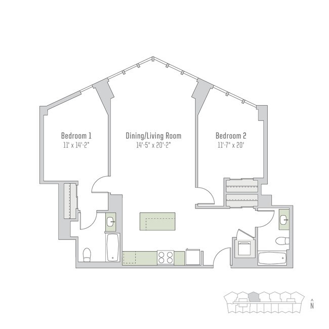 Floorplan - City Hyde Park