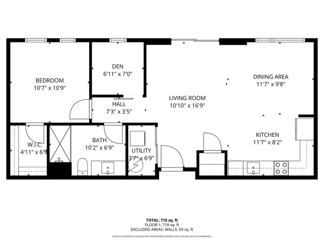 Building Photo - 1 Bed/ 1 Ba + Den + Top Floor Corner