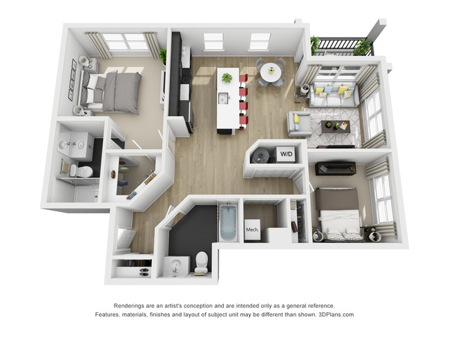 Floorplan - Excelsior Park Apartments