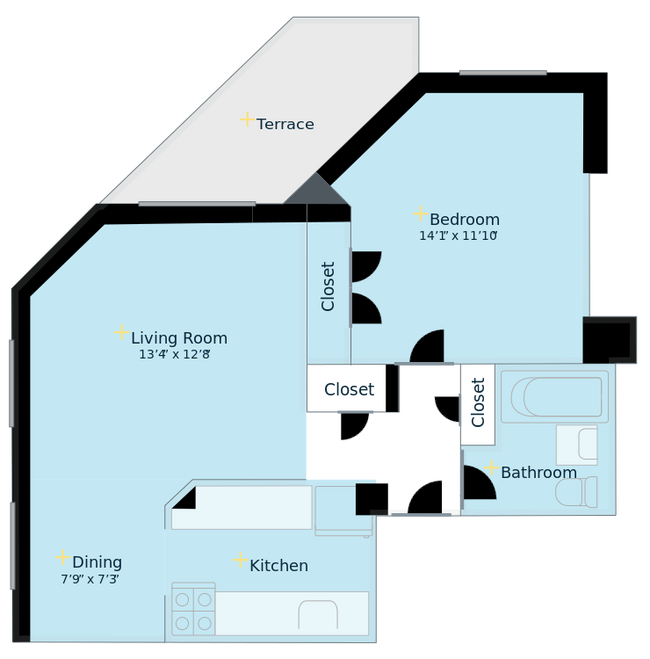 Floorplan - Kips Bay Court