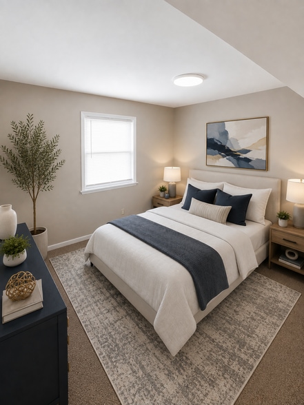 Bedroom in basement (furnished) - 212 Dauntly St