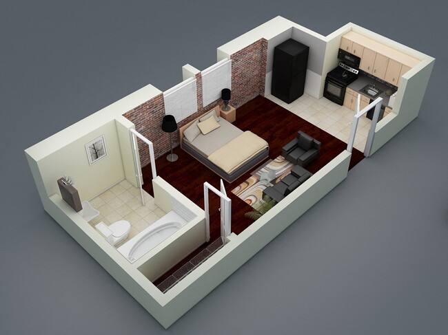 Floorplan - Brookmore Apartments