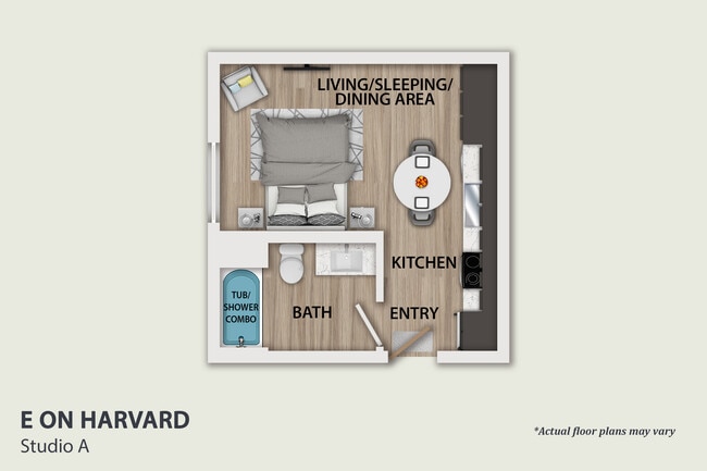 Floorplan - E on Harvard