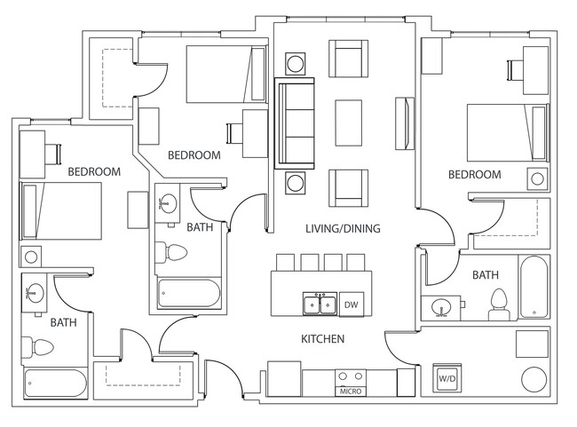 3.2 Floorplan Layout - Statehouse Highline