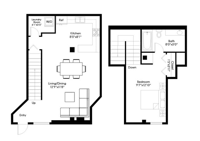 Floorplan - FreightYard Townhomes and Flats