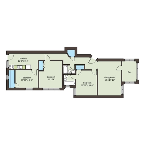 Floorplan - 5452 S. Ellis Avenue