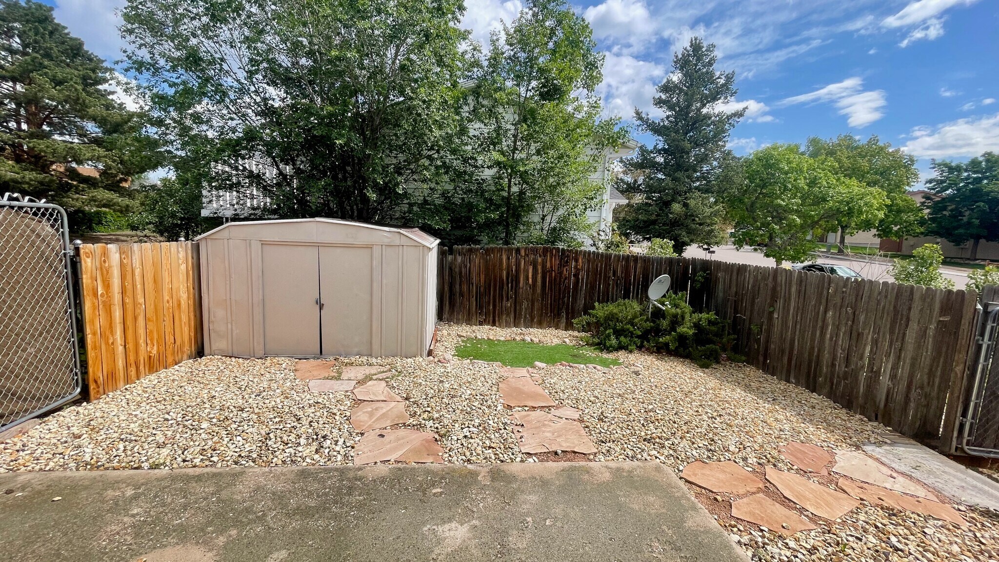 Private fenced-in Backyard - 1302 Darby St