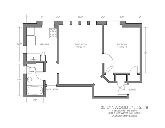 Floorplan - 25 Lynwood Place, #5, #9, 12