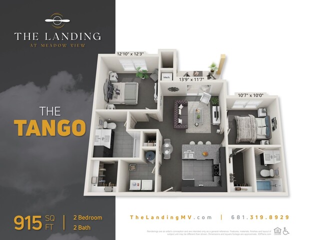 Floorplan - The Landing at Meadow View