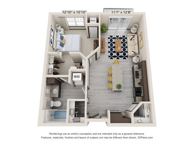 Primary Photo - 1 Bedroom/1 Bathroom Apartment w/Balcony a...