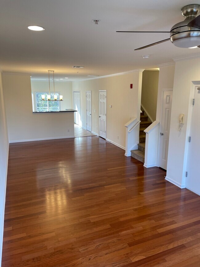 Spacious Open Floor Plan Main Level with Fireplace and 2 Juliet Balconies - 3817 Picasso Ct