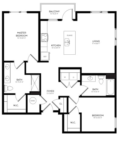 Floorplan - The Franklin at 11th Street Station