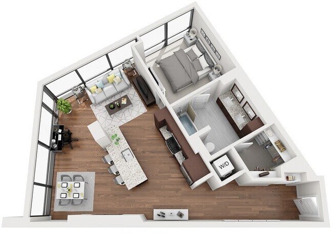 Floorplan - 1000 Speer by Windsor