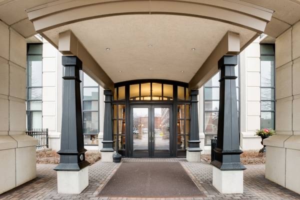 Beautiful covered entrance - 500 E Grant St