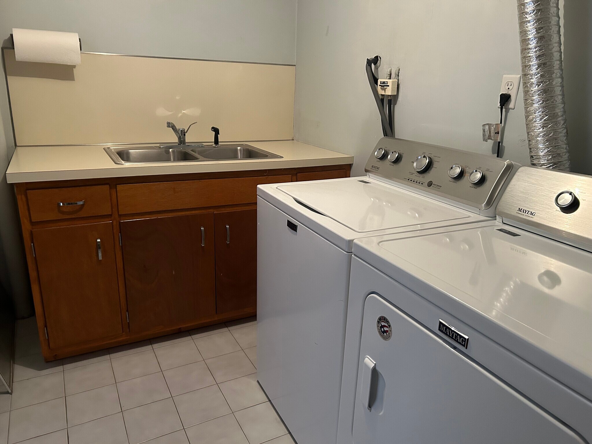 Laundry room with Maytag washer and dryer - 197 Carter Ln