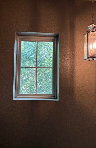 Upstairs View from one of the three windows facing the large tall oak trees. - 420 Slippery Rock