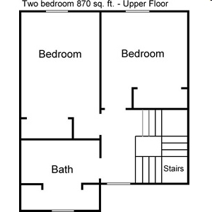 2BR/1BA - Townview Apartments