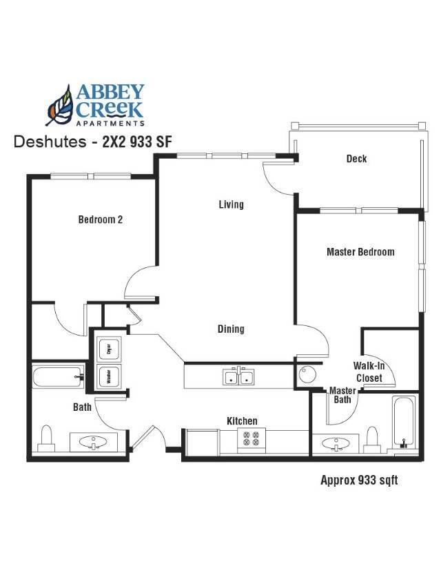 Floorplan - Abbey Creek Apartment Homes