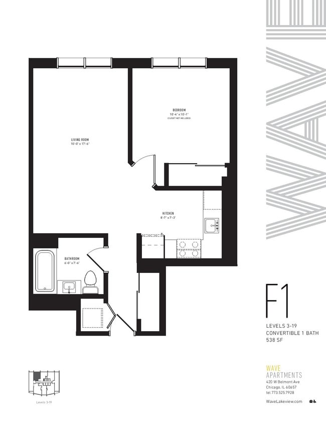 Floorplan - Wave Lakeview
