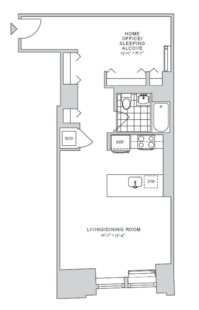 Floorplan - 70 Pine Apartments