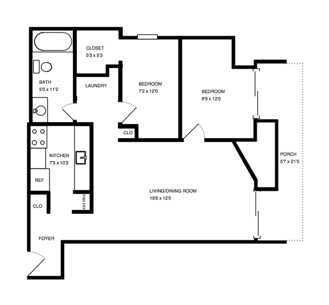 Floorplan - The Remington Apartments