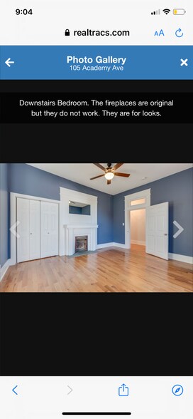 2ND BEDROOM - 105 Academy Ave
