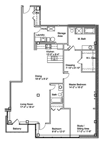 2BR/2BA - One Fifty One First Side