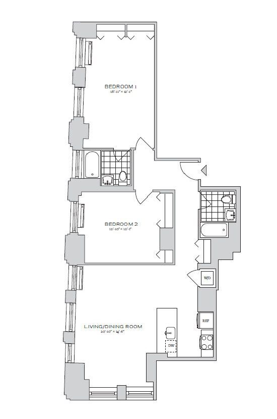 Floorplan - 70 Pine Apartments