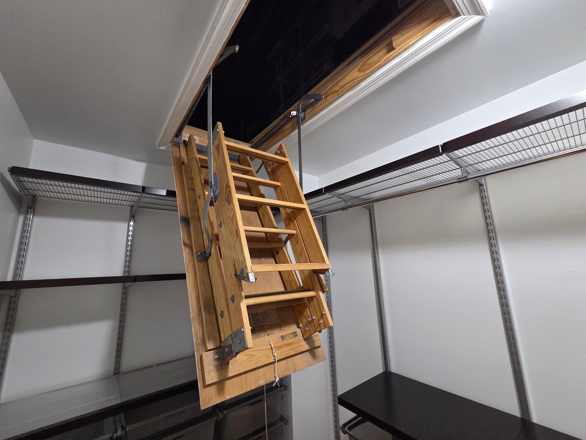 Attic access - 115 Waltham Ct