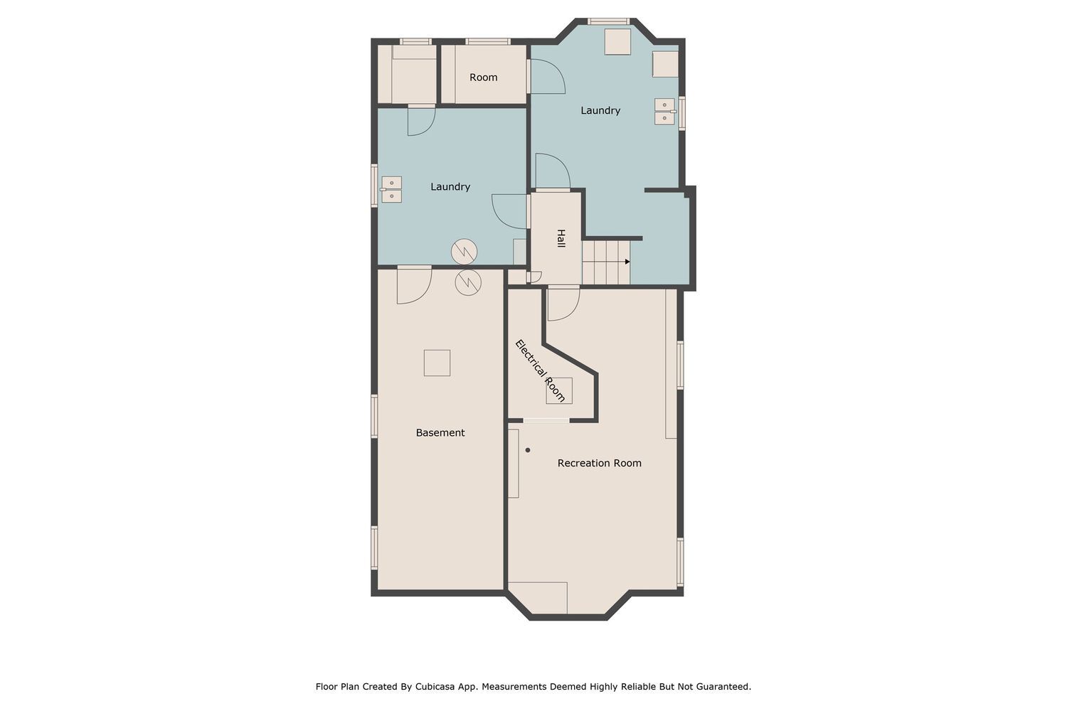 Left side of the basement is available - 3702 N 51st Blvd