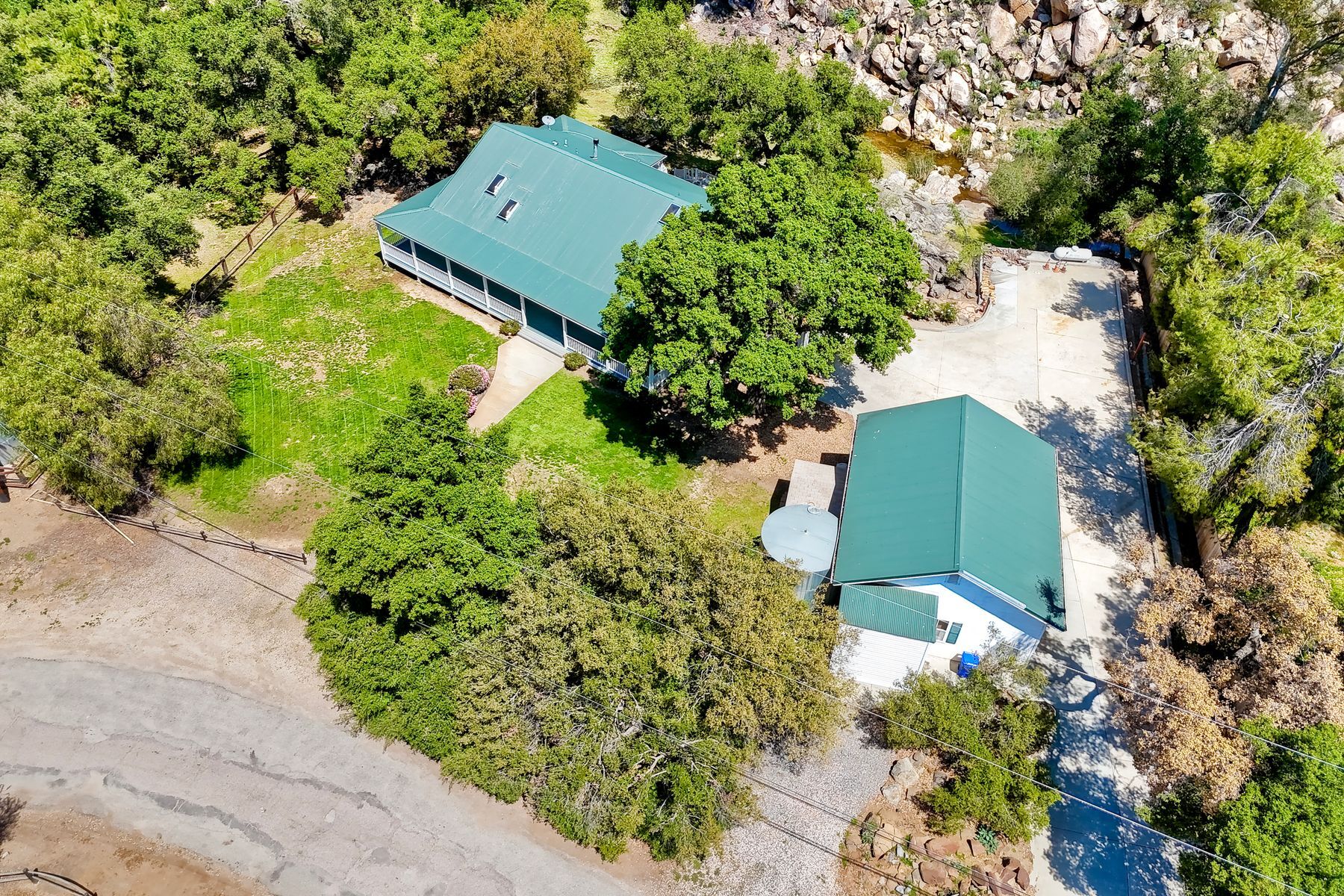 aerial view - 22242 Little Klondike Rd