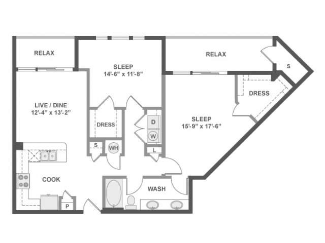 Floorplan - AMLI Frisco Crossing