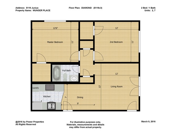 Floorplan - Munger Place