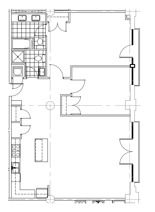 2BR/2BA - Chesapeake Lofts