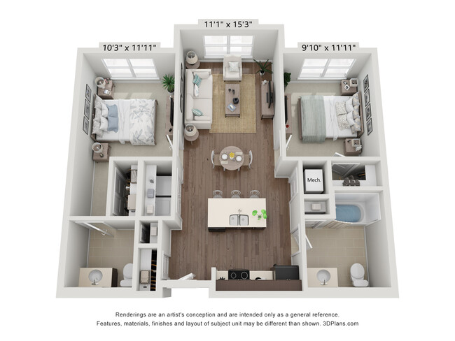 Floorplan - Trailside Lofts