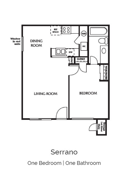 Floorplan - Rivera Apartments