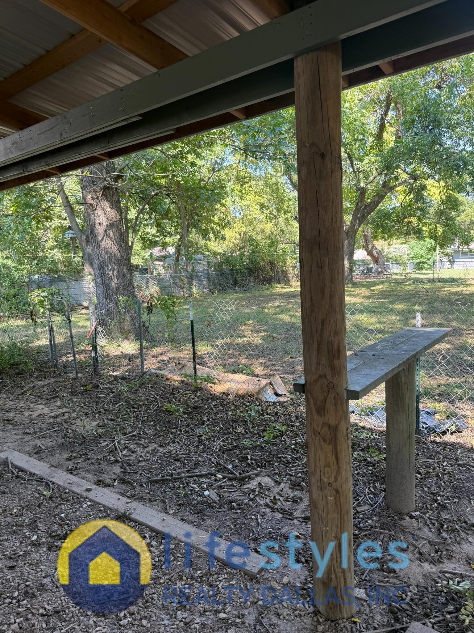 View of Backyard - 1750 Maple Ave