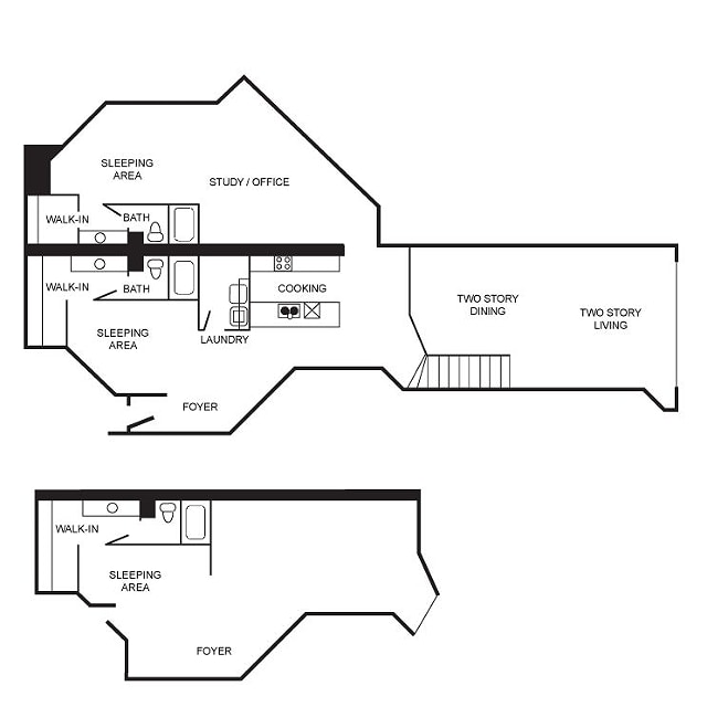 Floorplan - South Side on Lamar