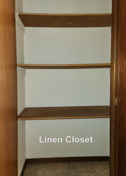 Linen closet - 605 Clark St