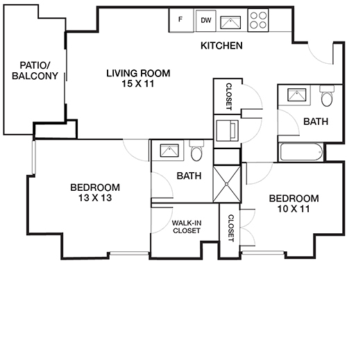 Floorplan - Vivo Apartments