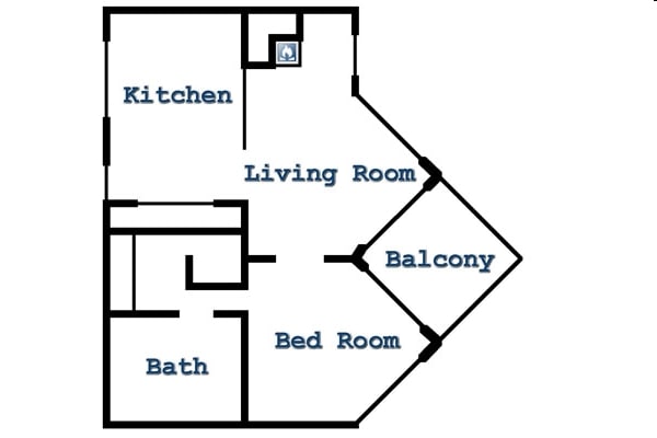 1 BED/1 BATH - Sausalito Towers